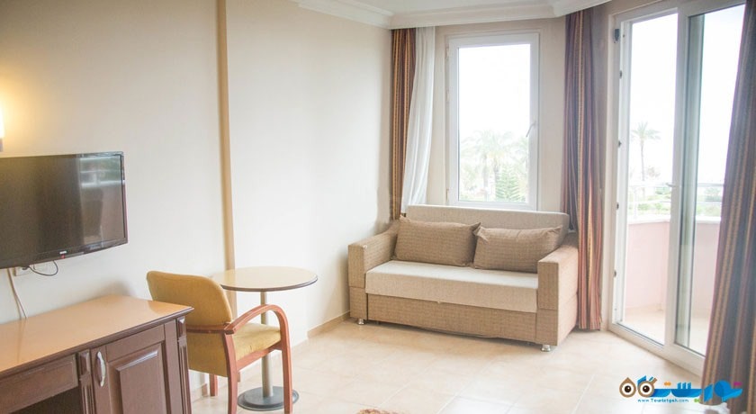 محوطه نشیمن اتاق استاندارد